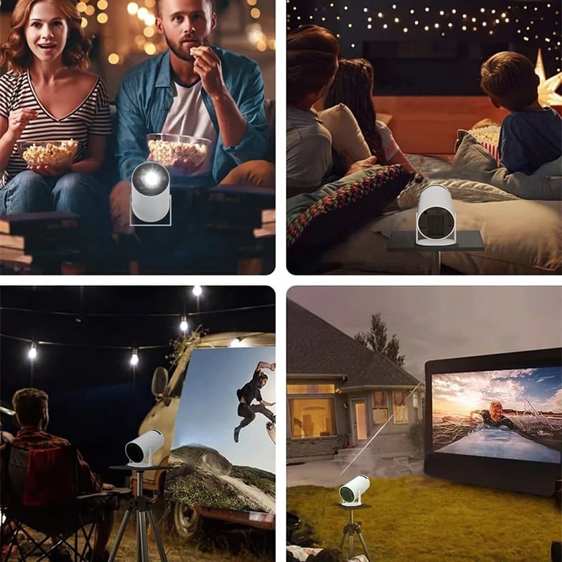 🎥✨ 4K Home Cinema & Outdoor 1080P HD Projector