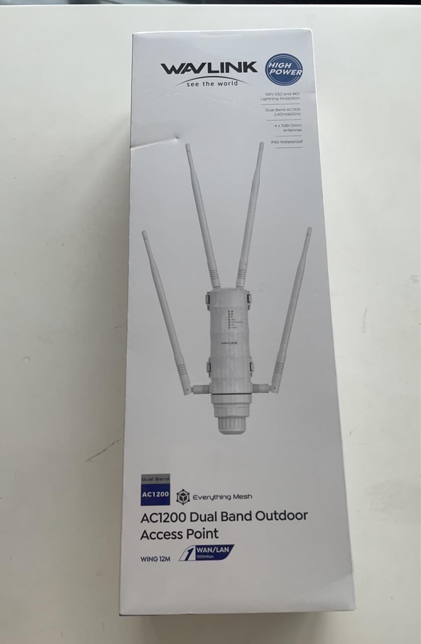 AC1200 High Power Outdoor Weatherproof WiFi Range Extender
