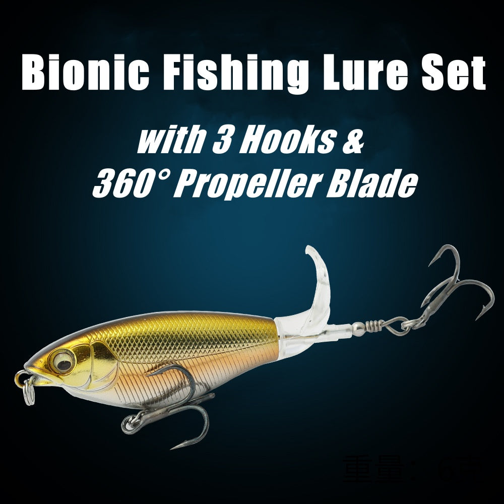 🎉❄️6.5g/12g propeller surface lure bionic fish hook❄️