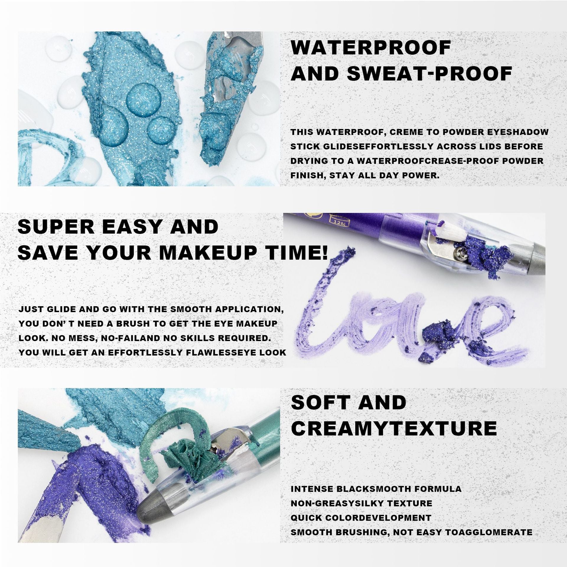 😍Only $7.99😍10 Color Pearlescent Eyeshadow Pencil