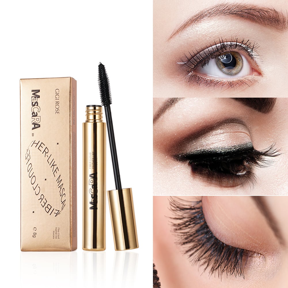 Thin Brush Mascara is waterproof, sweatproof and smudge-proof