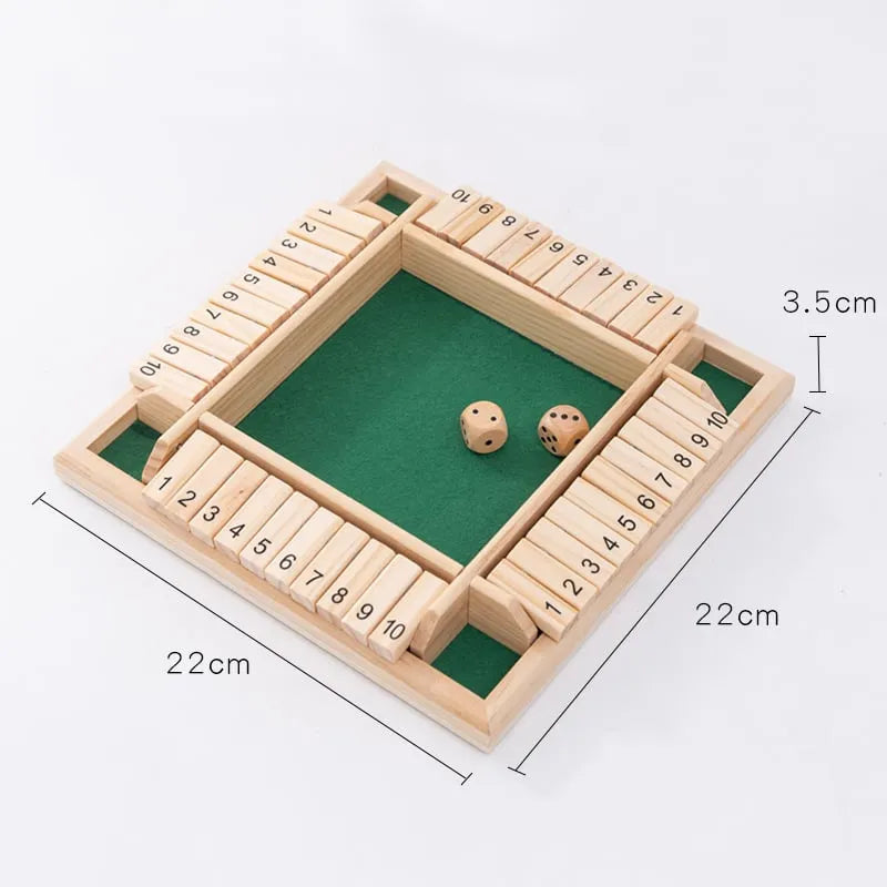 🎉 Best Selling🎁Shut the box-Wooden dice board game