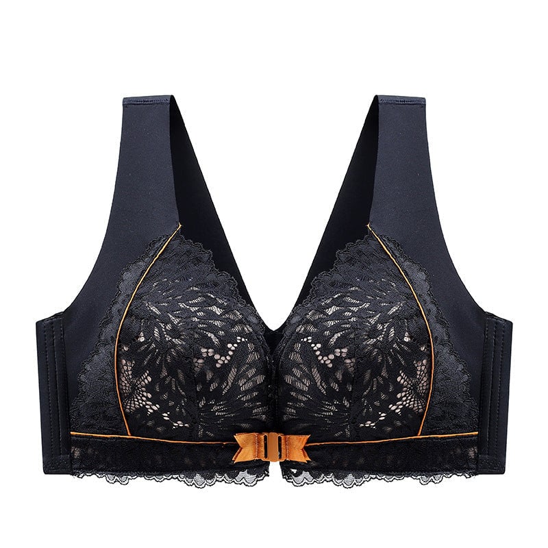 📦Lace women's bra with front closure and anti-relaxation design🎄