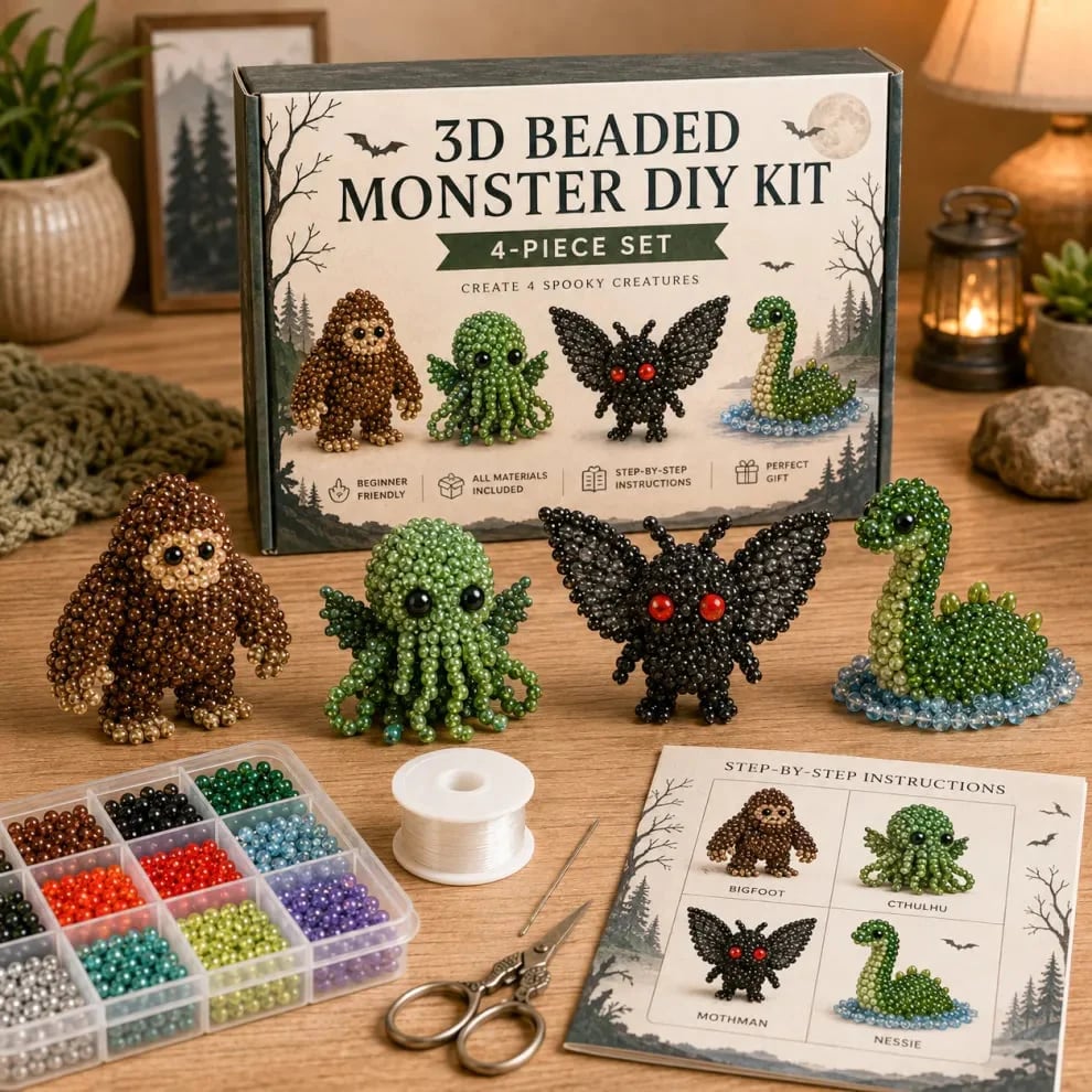 🏆Small 3D bead animal craft kit