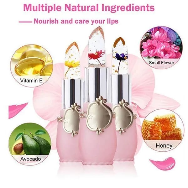 Crystal Jelly Flower Color Changing  Lipstick-✨BEST GIFT🎁