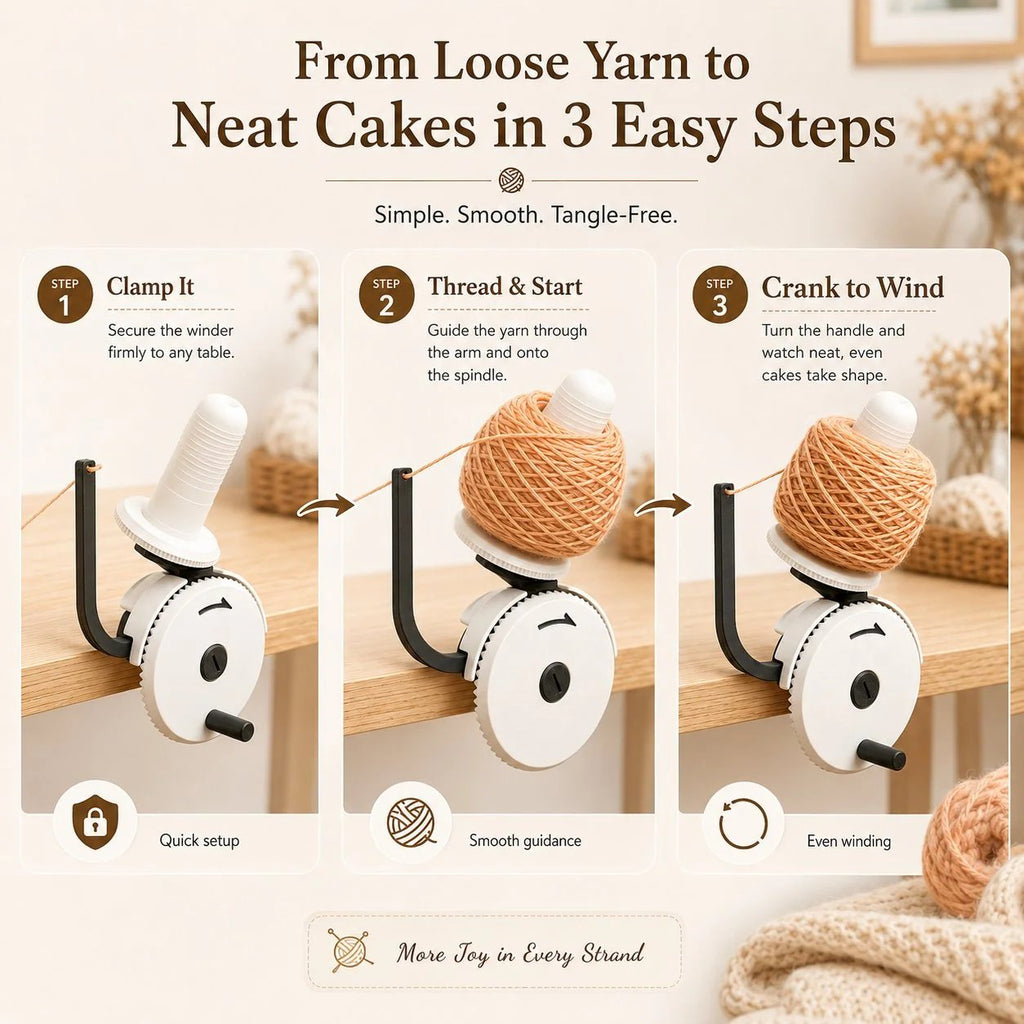 🎉🔥Manual Yarn Winder