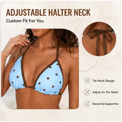 Flirty Polka Dot Bikini Set For Sunny Summer Confidence