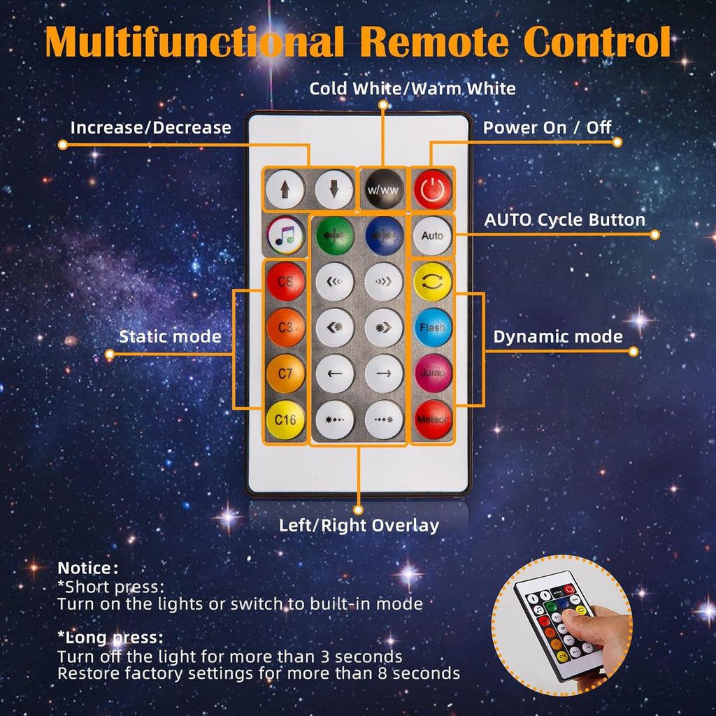LED Smart Explosion Starlight-Bluetooth Control