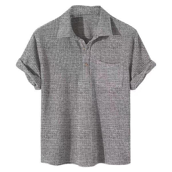 🔥Men's Waffle Lapel Shirt