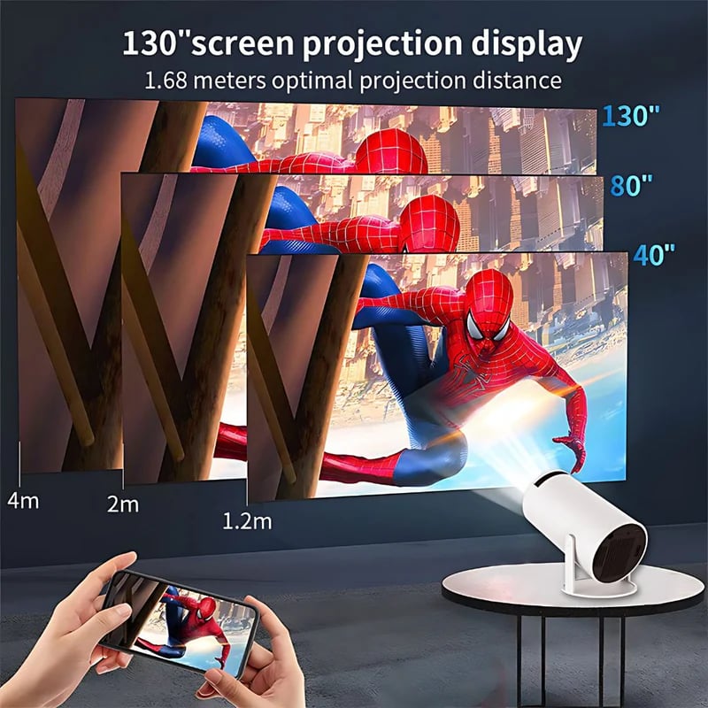 🎥✨ 4K Home Cinema & Outdoor 1080P HD Projector
