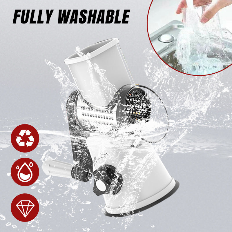 🔥 Multifunctional Manual Rotary Grater & Chopper 🚀