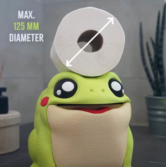 🎁🐸Frog toilet paper dispenser