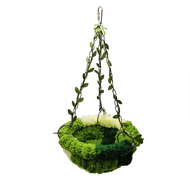 Cozy Jungle Hammock Nest for Birds