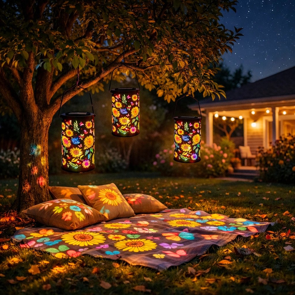 🔥Colorful Sunflower Glow Solar Garden Lantern