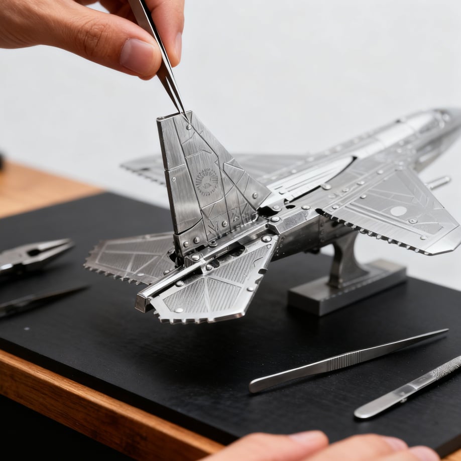 🎉✈️ DIY Full-Metal Aircraft Model Kits