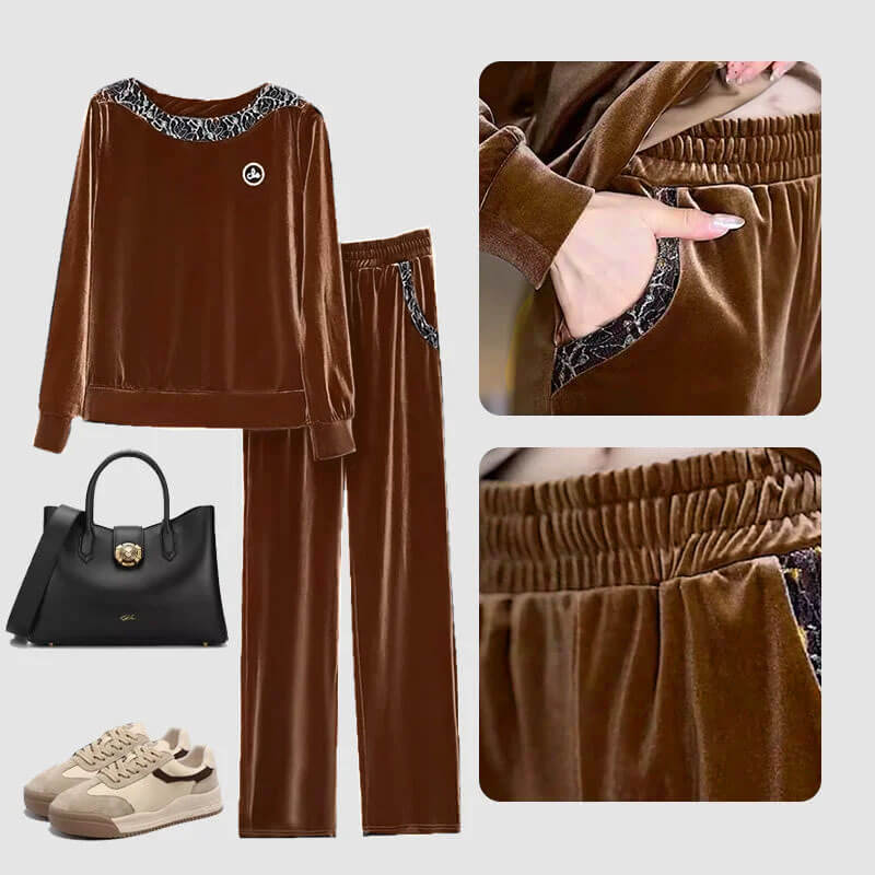 [🔥Best Gift for You] Women's Soft Casual Long Sleeve & Pants Suit