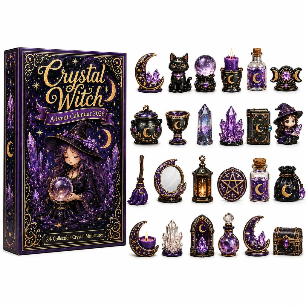 | 24 Tage voller mystischer Miniaturen, kristallinspirierter Überraschungen und zauberhafter Hexen-Fantasie ✨🔮 🔮