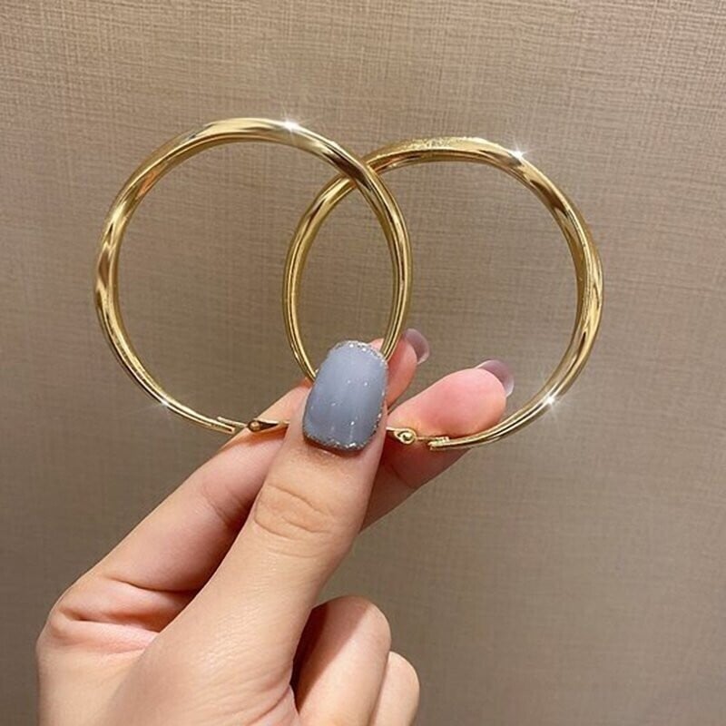 S925 Fashion Classic Circle Earrings