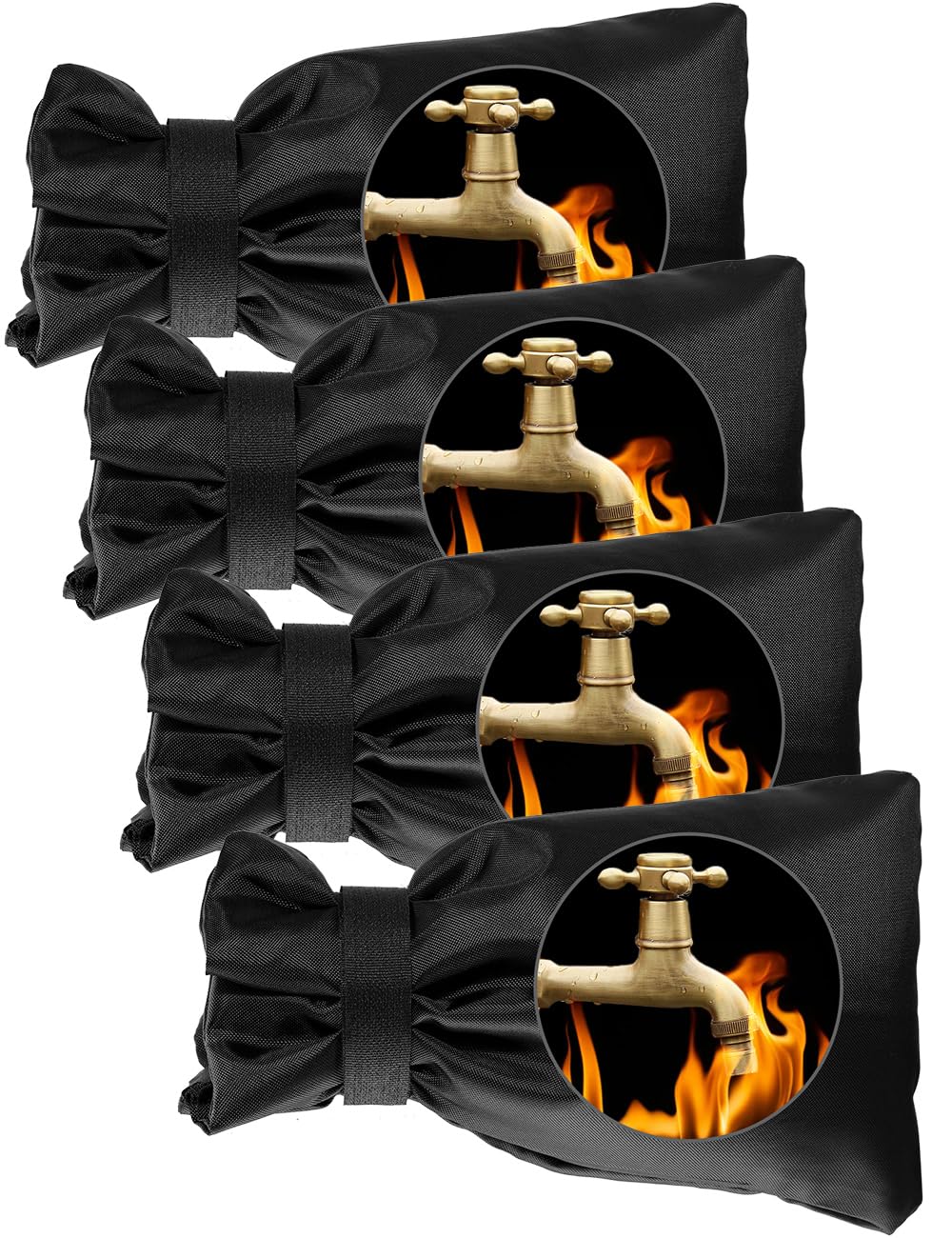 🔥4 Pack Outdoor Faucet Covers for Winter Freeze Protection
