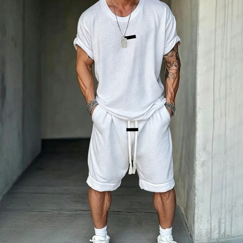🎁💥Men's Casual T-Shirt & Shorts Set