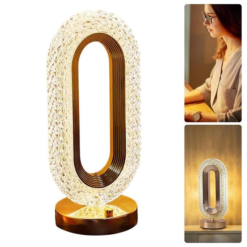 🎄50K+ SOLD! 🎁✨Rechargeable Luxury Crystal LED Night Light Lamp
