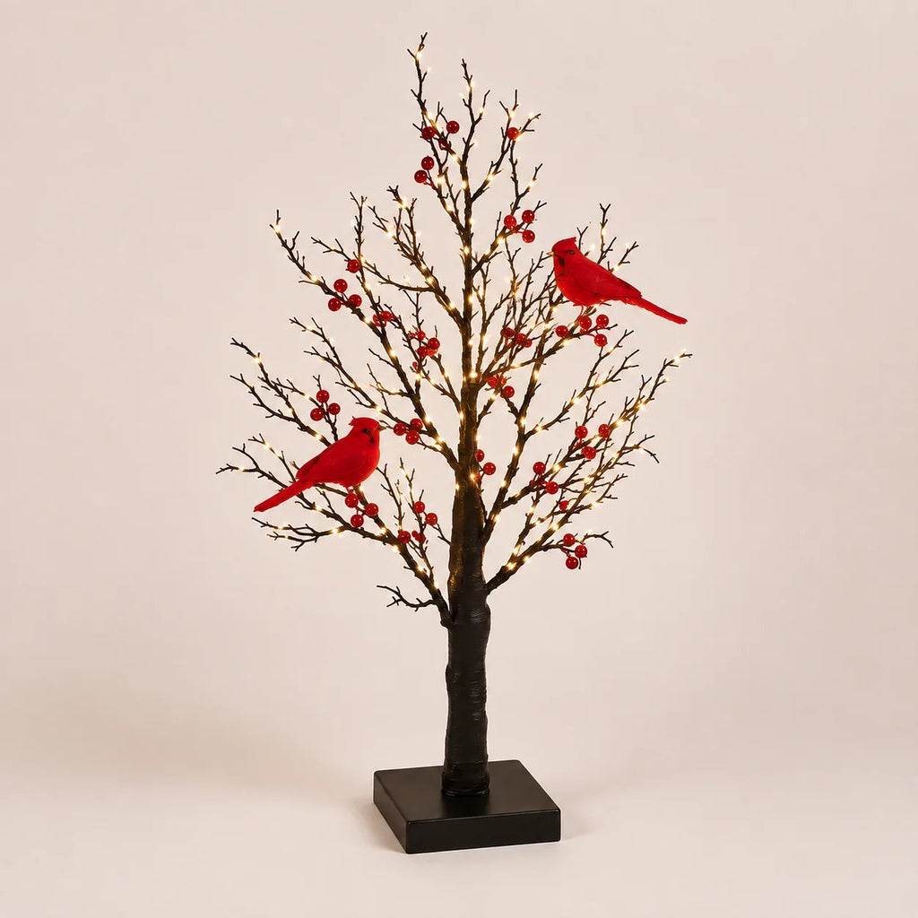 🔥HOT SALE🔥 ✨ 2026 Vintage Glowing Cardinal Tree