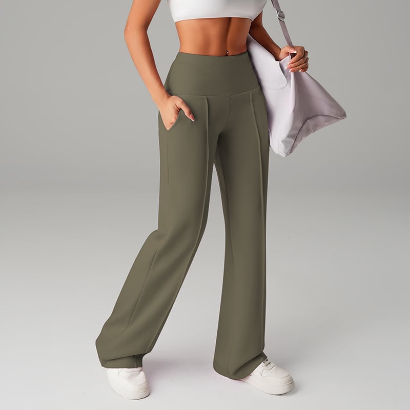 💕Women's Plain Loose Straight Leg Pants