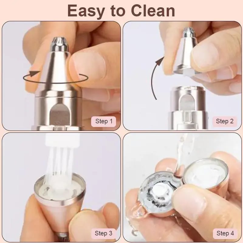 2-in-1 Facial Hair Remover & Nose Hair Trimmer – Your All-in-One Precision Grooming Tool