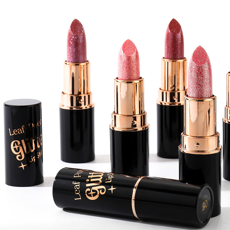 💋Waterproof & Moisturizing Glitter Lipstick