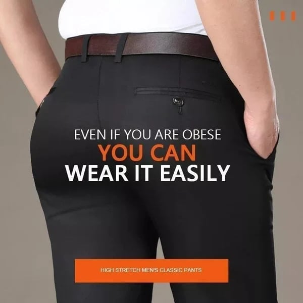 🔥🔥-High Stretch Men's Classic Pants