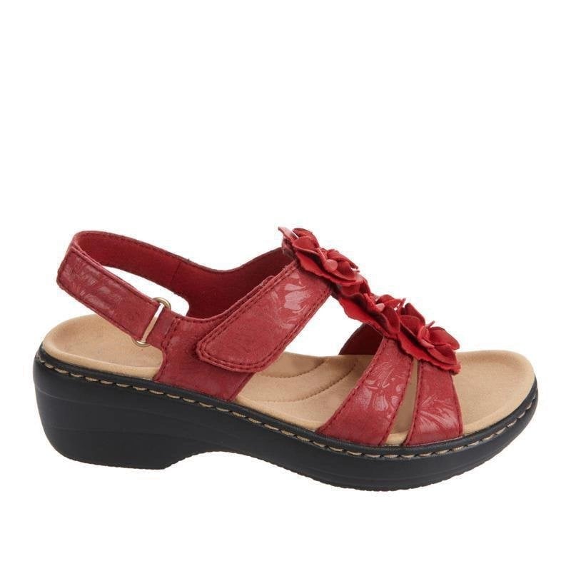 Summer Flower Platform Sandals