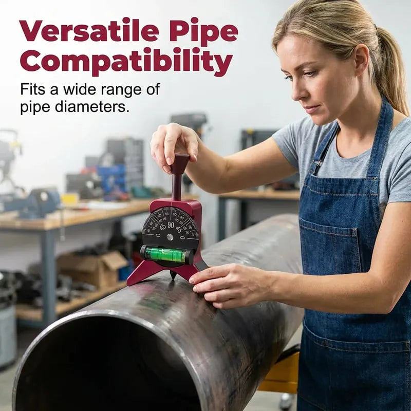 🔧 LIMITED-TIME! ✨ Magnetic Pipe Centering Tool – Y-Shaped, Hands-Free, Built-in Level 📏