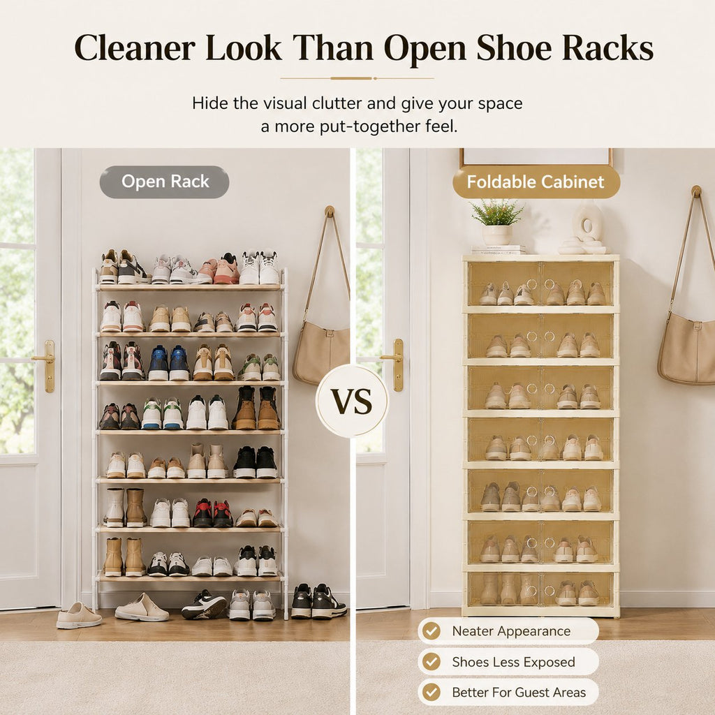 👟 Foldable Shoe Storage Cabinet