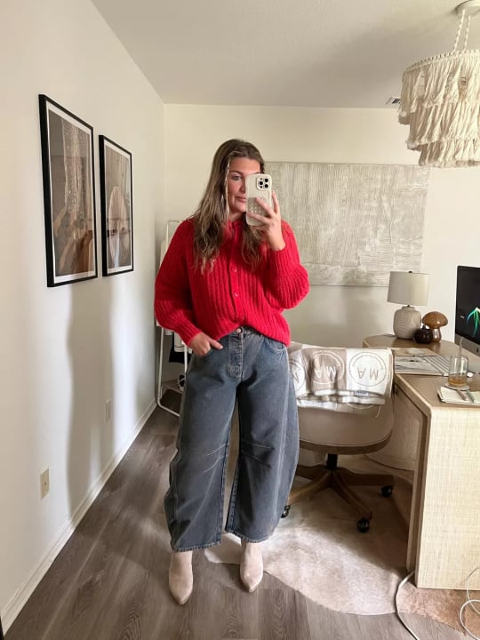 🔥🔥 Lucky You Mid-Rise Barrel Jeans