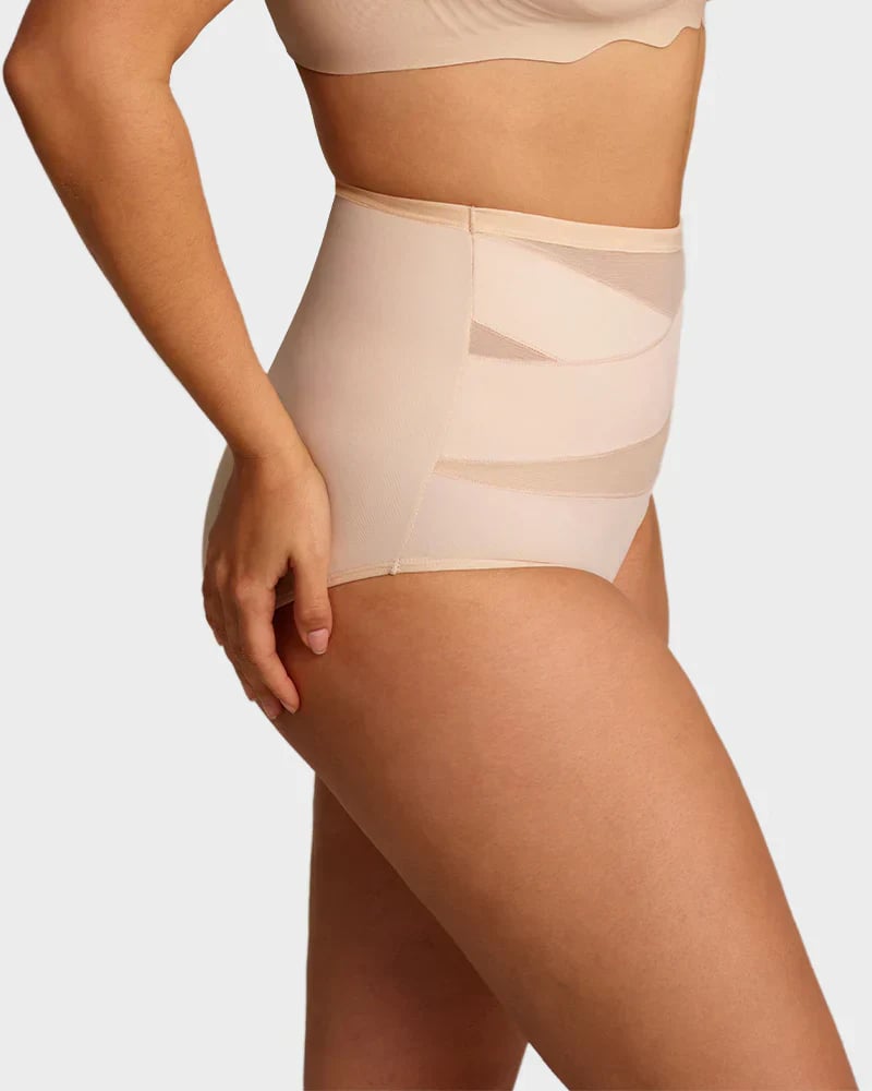 🌸Limited-Time Off-Buy 2 Get 1 Packs✨Plus-Size High-Waist Cross Tummy Control Panties