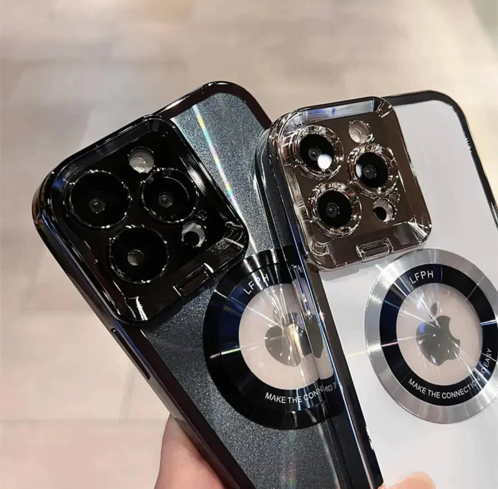 Magnetic iPhone case with lens mount