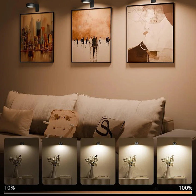 Minimalist Rechargeable LED Wall Spotlight