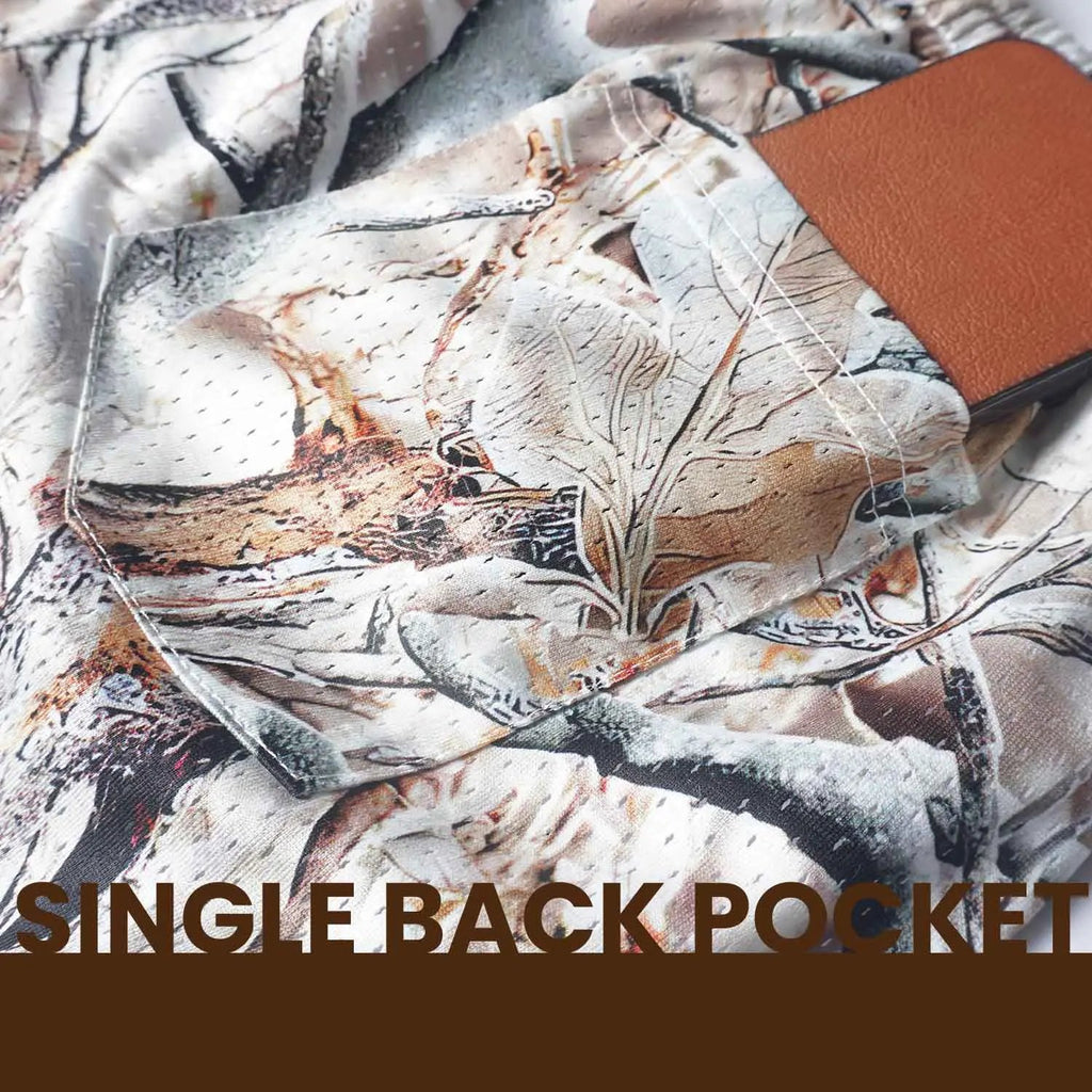 🔥 Pack 3 Men's Hunting Camo Double-Layer Shorts