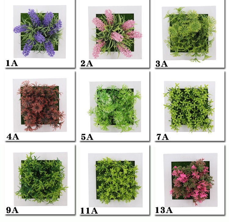 3D Plant Wall Art - Maintenance Free Artificial Plants for Table and Wall Décor