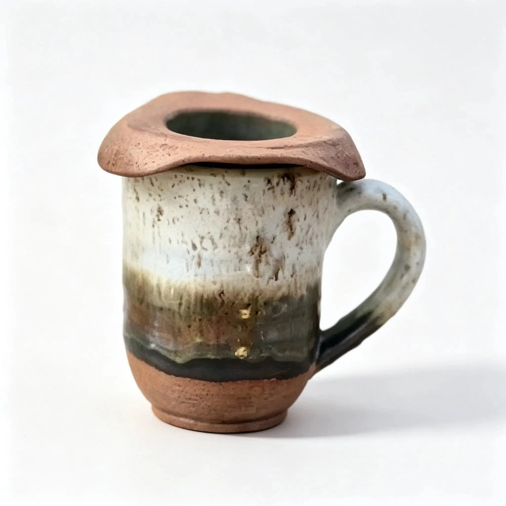 🎉| Western Handmade Cup with Hat Tea Strainer & Cowboy Boot Coaster, Rustic Farmhouse Gift
