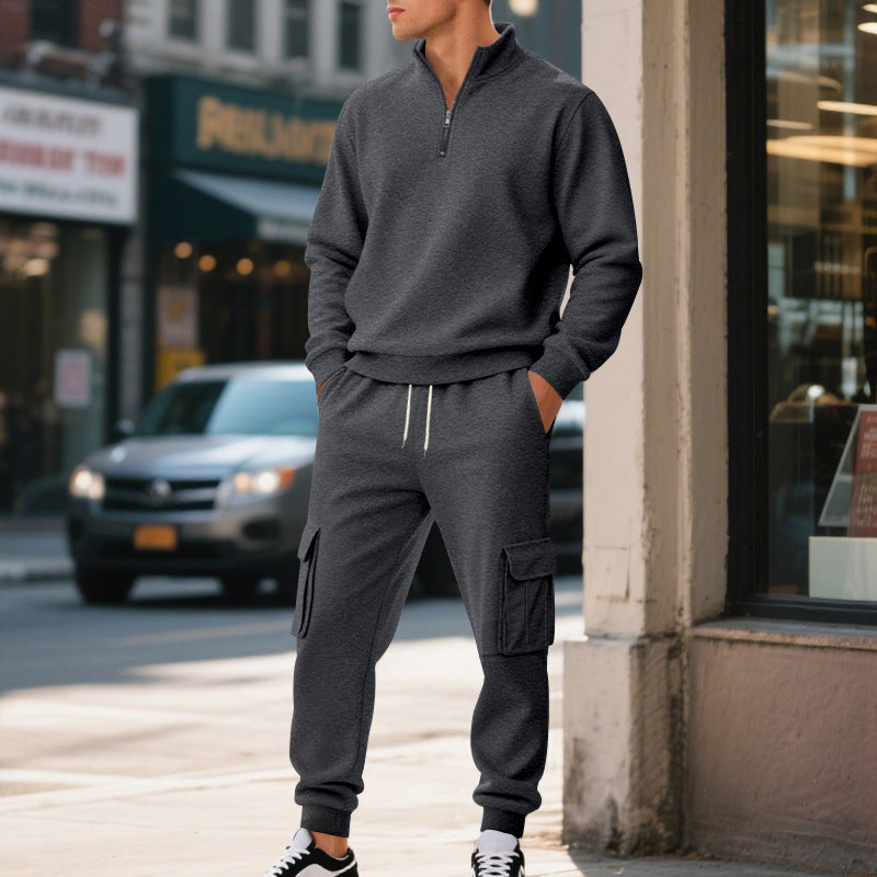 ❄️💖 Chic Versatile Men's Warm 2-Piece Set