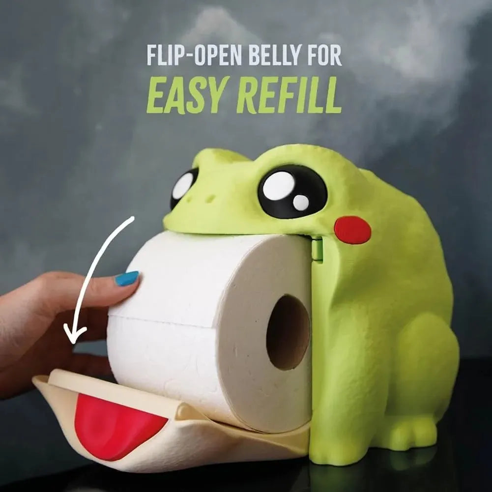 🎁🐸Frog toilet paper dispenser