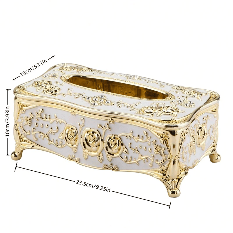 🎁European style tissue box creative acrylic retro living room kitchen
