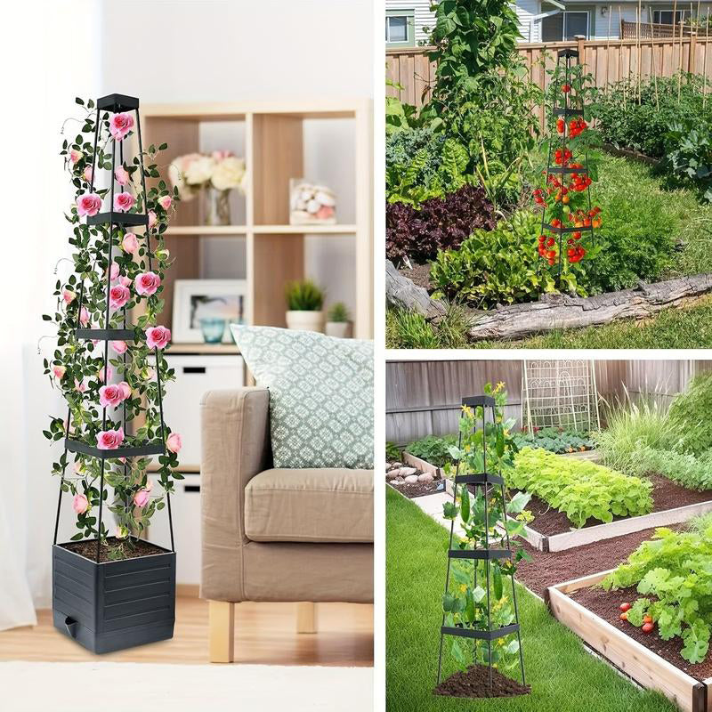 🍅Self-watering tomato planting kit with climbing plant support