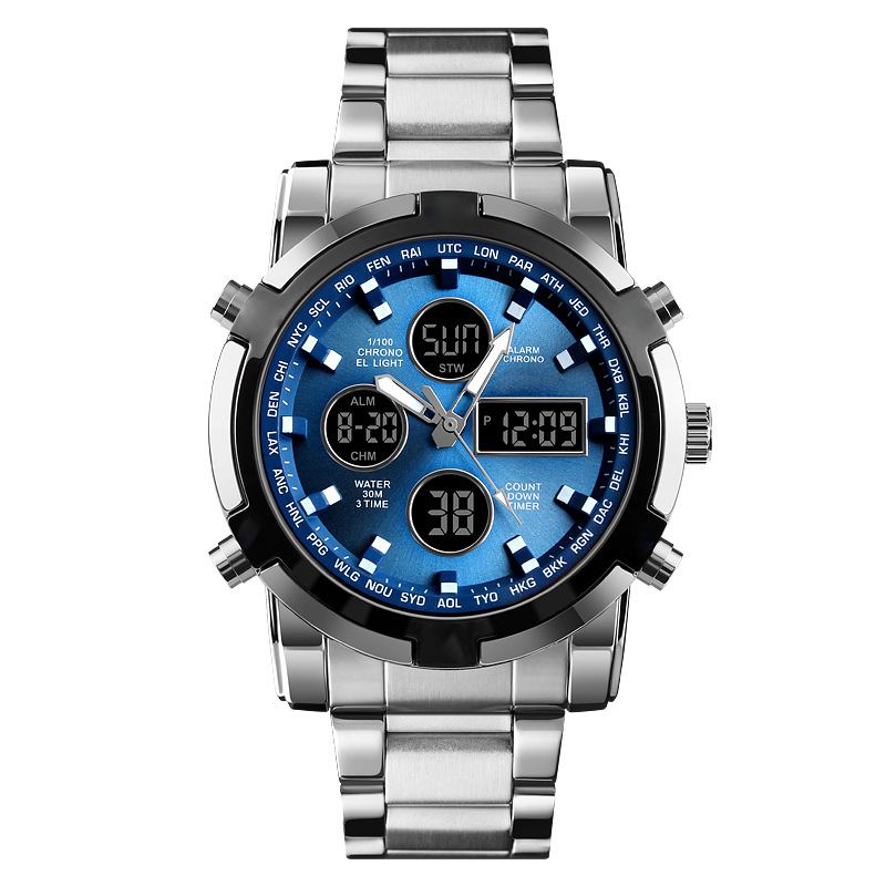 Men‘s Military Watch – Analog-Digital Display, Waterproof & Shock-Resistant