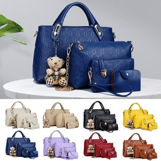 👜 Handbag with Four-piece Set