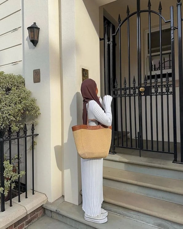 2023 FALL NEW SLEEVED KNIT MIDI DRESS