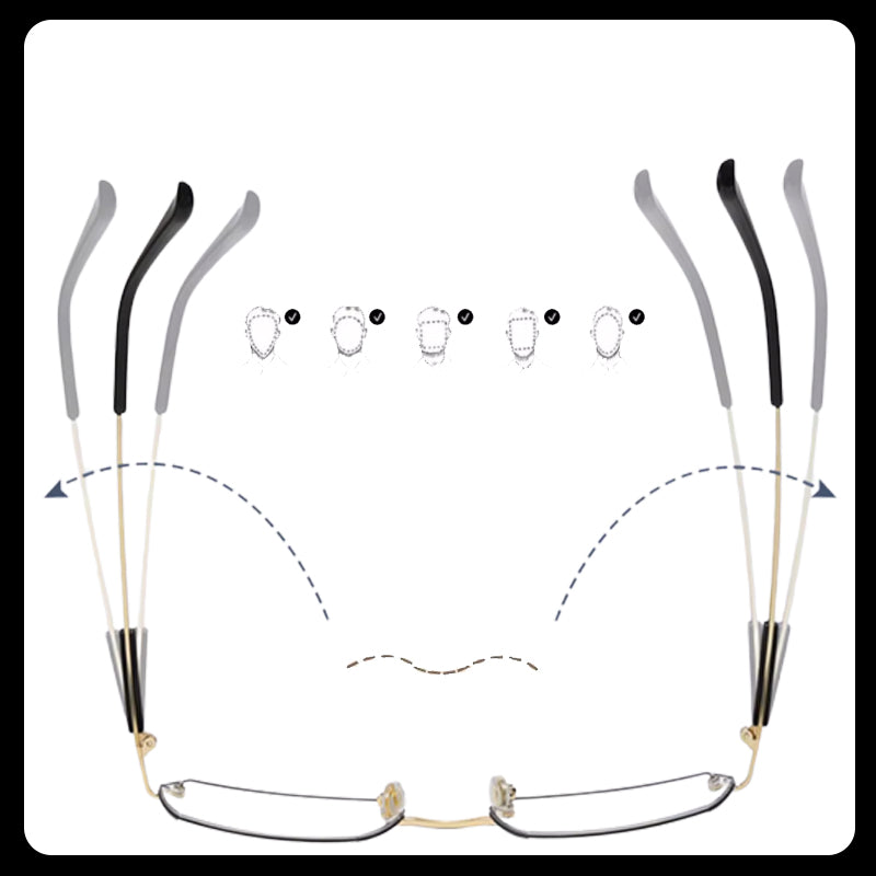 🔥Ultra-lightweight Geometric Shape Reading Glasses