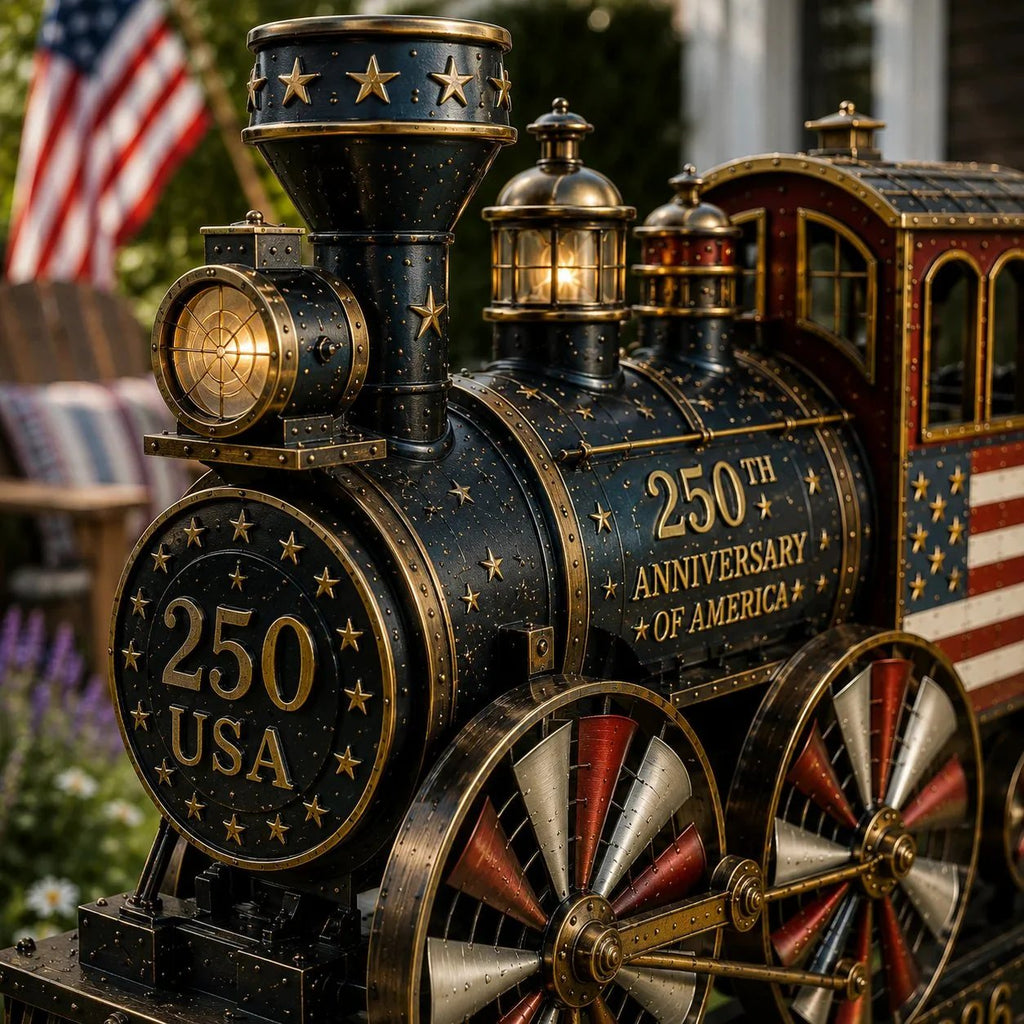 🔥🔥🚂USA 250 “Liberty Express” Train Garden Wind Spinner