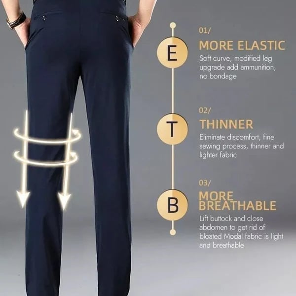 🔥🔥-High Stretch Men's Classic Pants